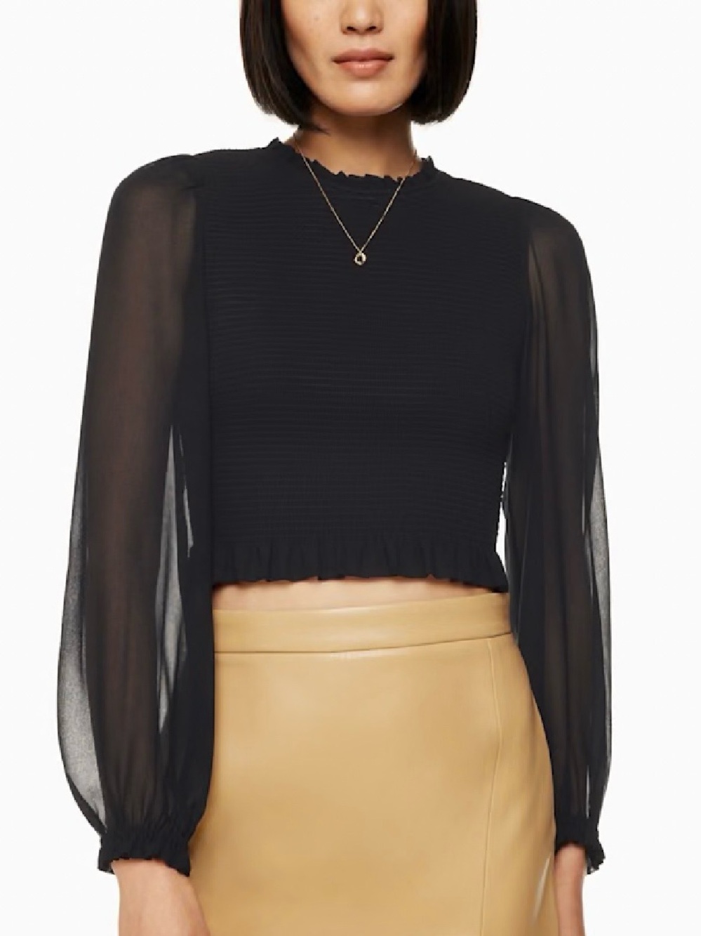 NEW Aritzia Wilfred Tempest Blouse Size Small